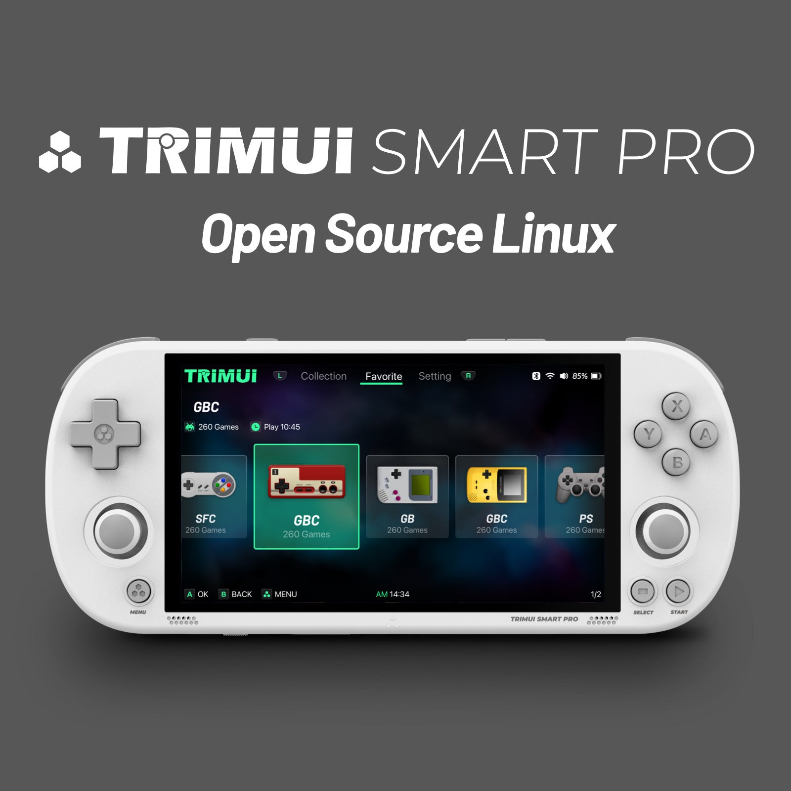 5-inch high-definition wireless open-source mini PS1 handheld game console